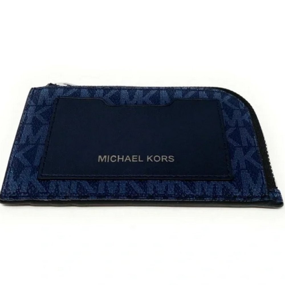 Michael Kors L Zip Mini Wallet Admiral NWT - Picture 10 of 16